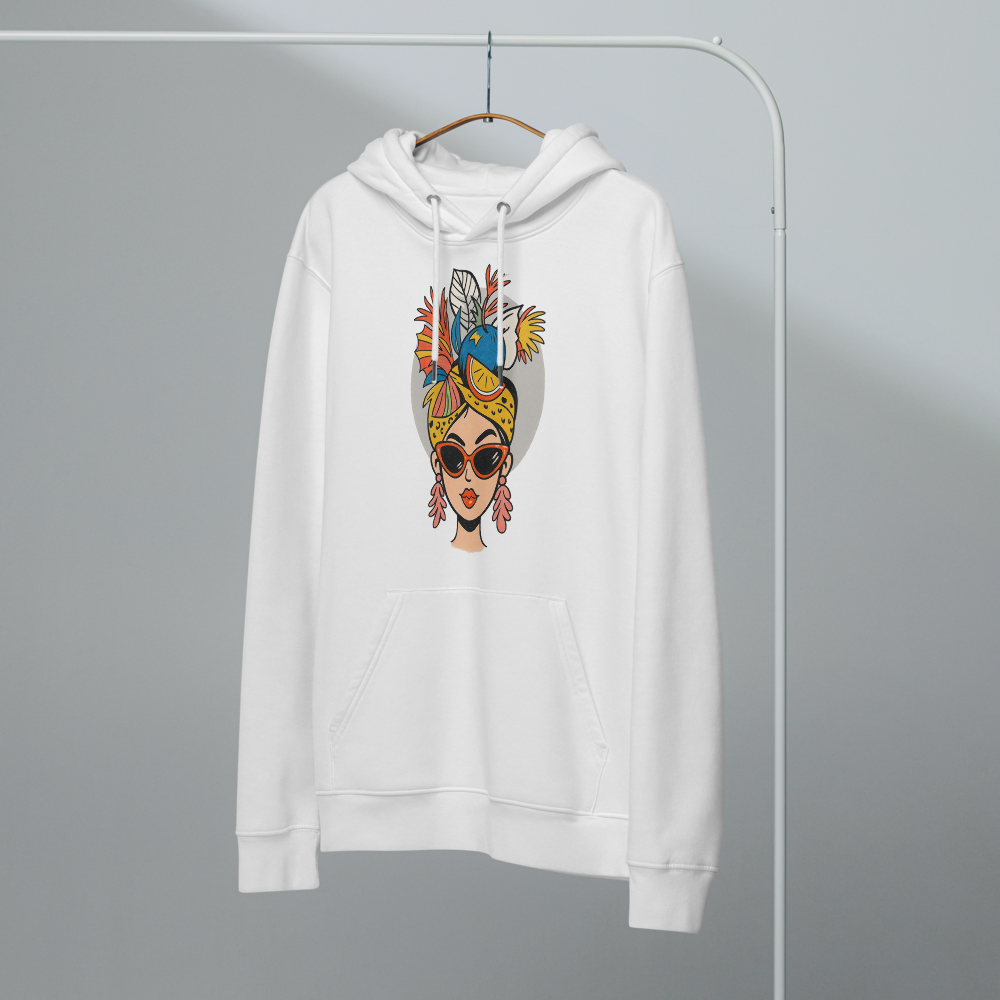 Unisex organic relaxed hoodie